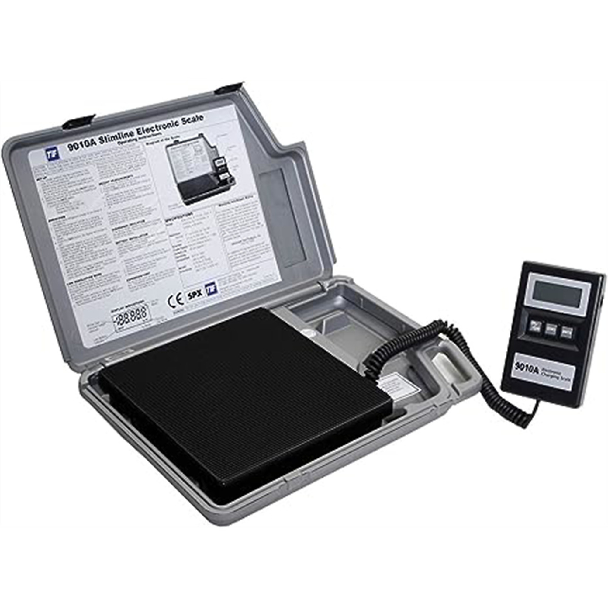 TIF Instruments Slimline Refrigerant Electronic Charging/Recovery Scale — 110 Lb. Capacity, Touch Key Controls, Model# TIF9010A